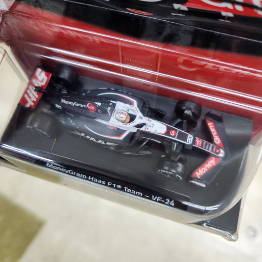 Hot Wheels Premium - 2024 Formula 1 Moneygram Haas F1 Team - VF-24 #20 Kevin Magnussen