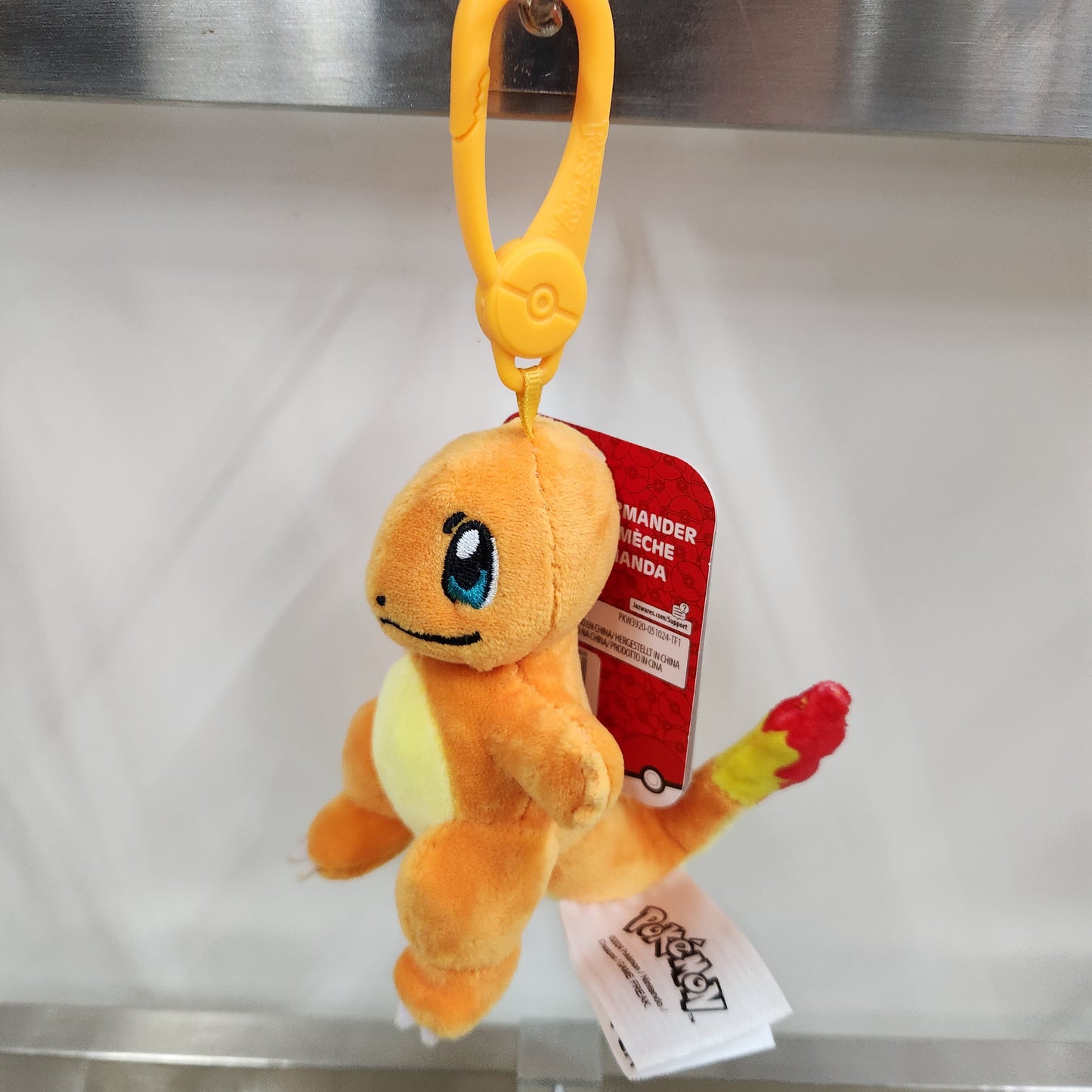 Pokemon - Clip on Plush - 11cm - Charmander