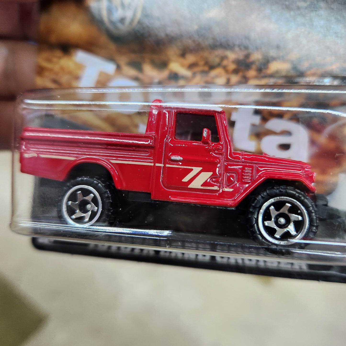 Hot Wheels Silver Series - 'Toyota' - Toyota Land Cruiser (Red) - 1:64 Scale