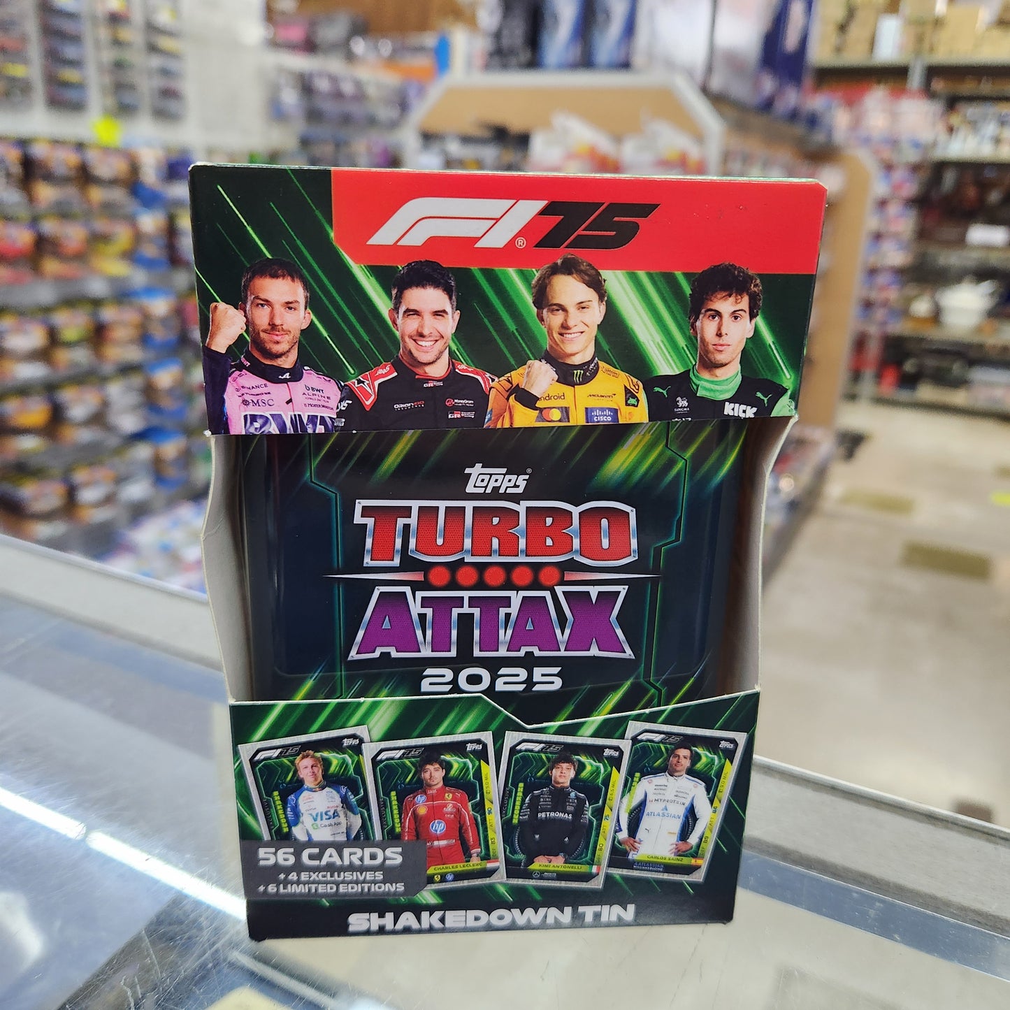 2025 F1 Turbo Attax - Mega Tin (Shakedown Tin)