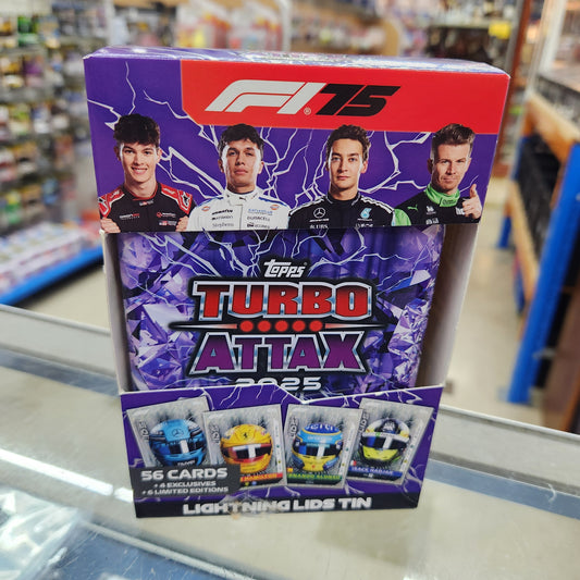 2025 F1 Turbo Attax - Mega Tin (Lightning Lids Tin)