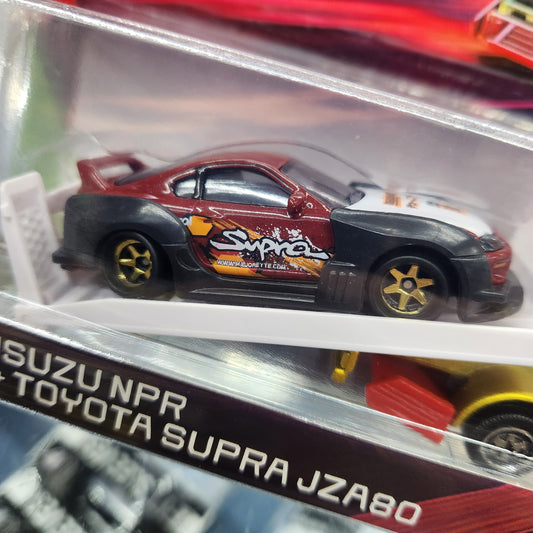 Majorette - JDM Legends 'Tuning Transporter' - Toyota Supra + Isuzu NPR
