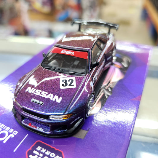 Tarmac Works - Nissan Skyline (R32) #32 Widebody - Midnight Purple