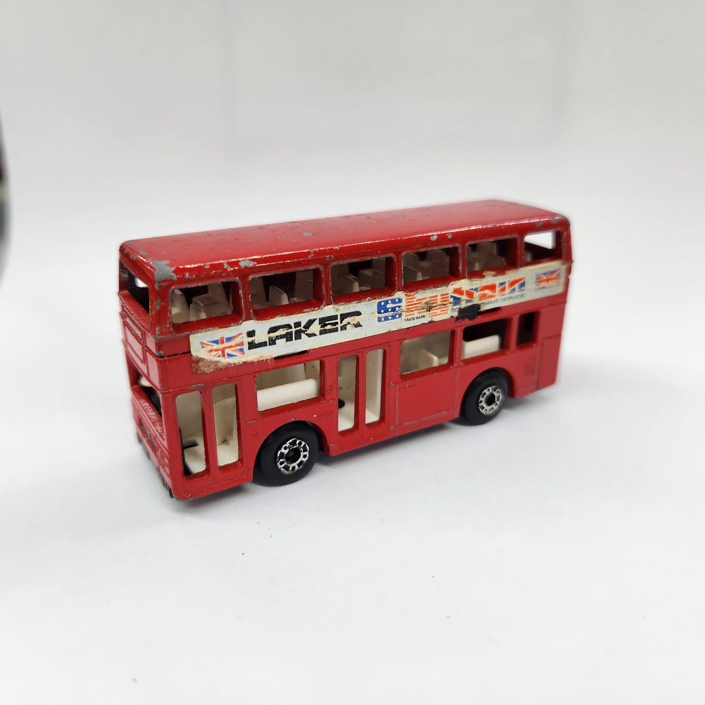 Uncarded - Matchbox - London Bus 'Laker Skytrain' - 1:64 Scale