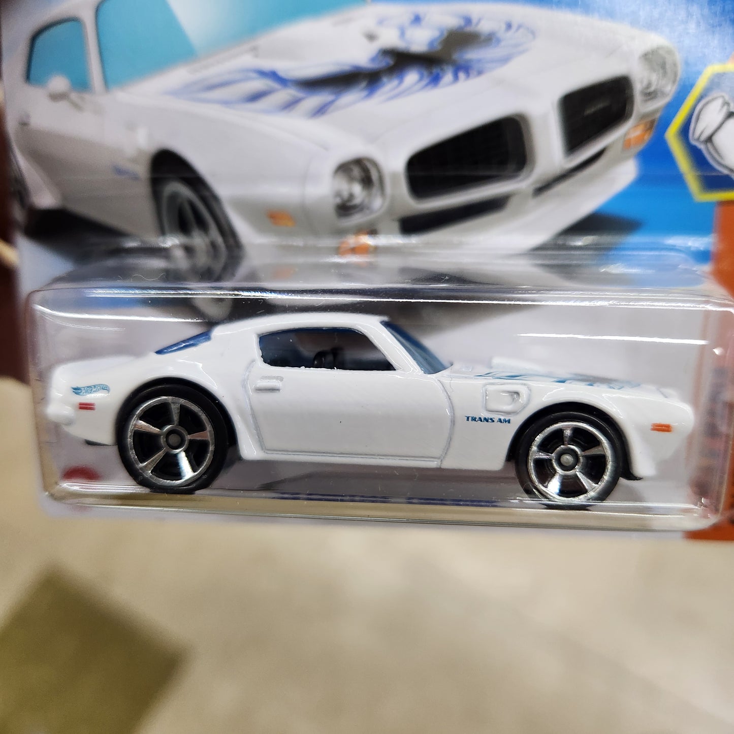 Hot Wheels - '73 Pontiac Firebird (White) - Short Card