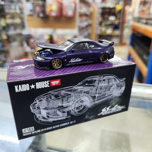 MiniGT - Nissan Skyline GT-R (R33) Active Carbon R V2