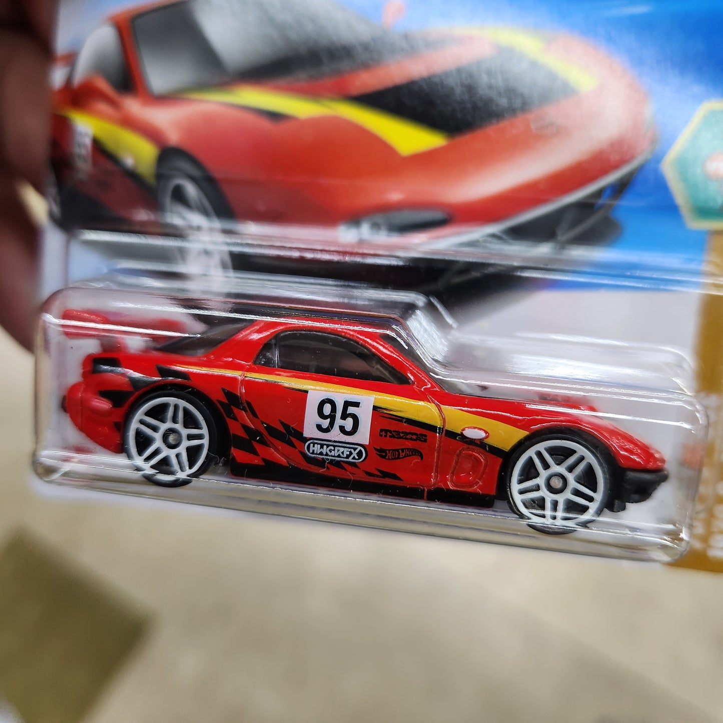 Hot Wheels - '95 Mazda RX-7 Drift #95 - Short Card