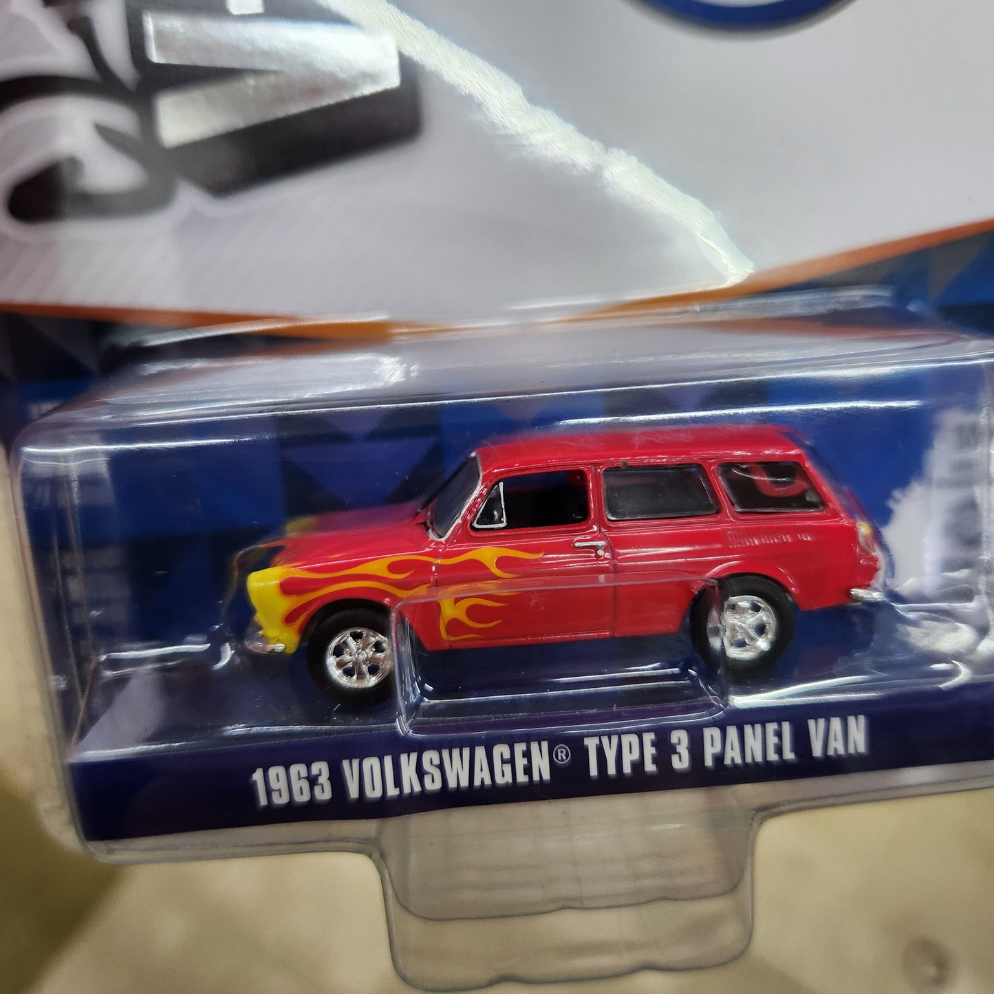 Greenlight - Club V-Dub Series 21 - 1963 VW Type 3 Panel Van 'Flames'