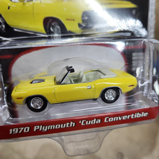 Greenlight - Barrett Jackson Series 15 - 1970 Plymouth 'Cuda Convertible (Yellow)