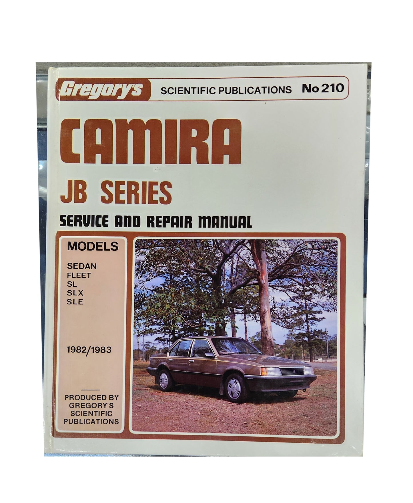 Gregory's Scientific Publication, Camira JB Series Service and Repair Manual No. 210