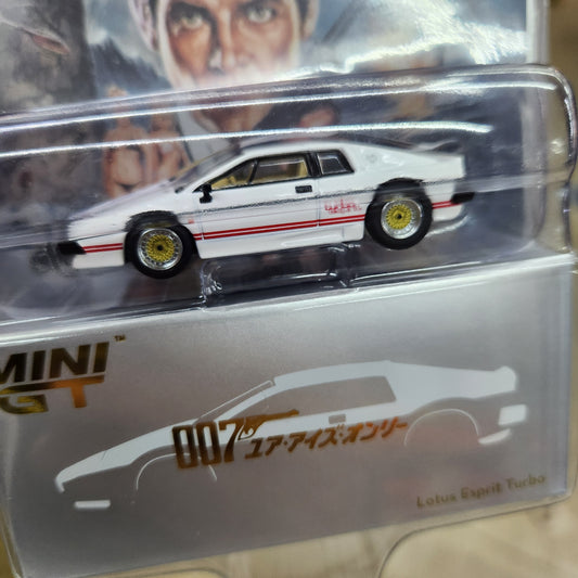 MiniGT - 1981 Lotus Esprit Turbo 'For Your Eyes Only' James Bond Series (Japanese Blister)