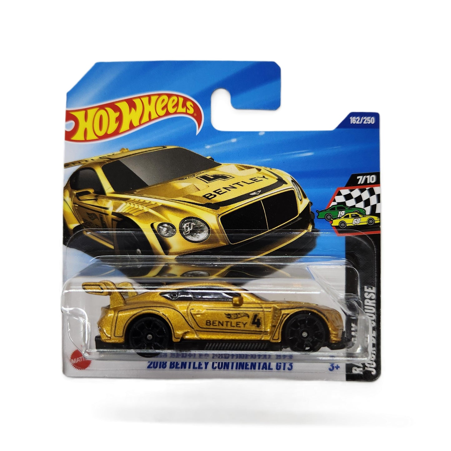 Hot Wheels - 2018 Bentley Continental GT3 #4 - Short Card