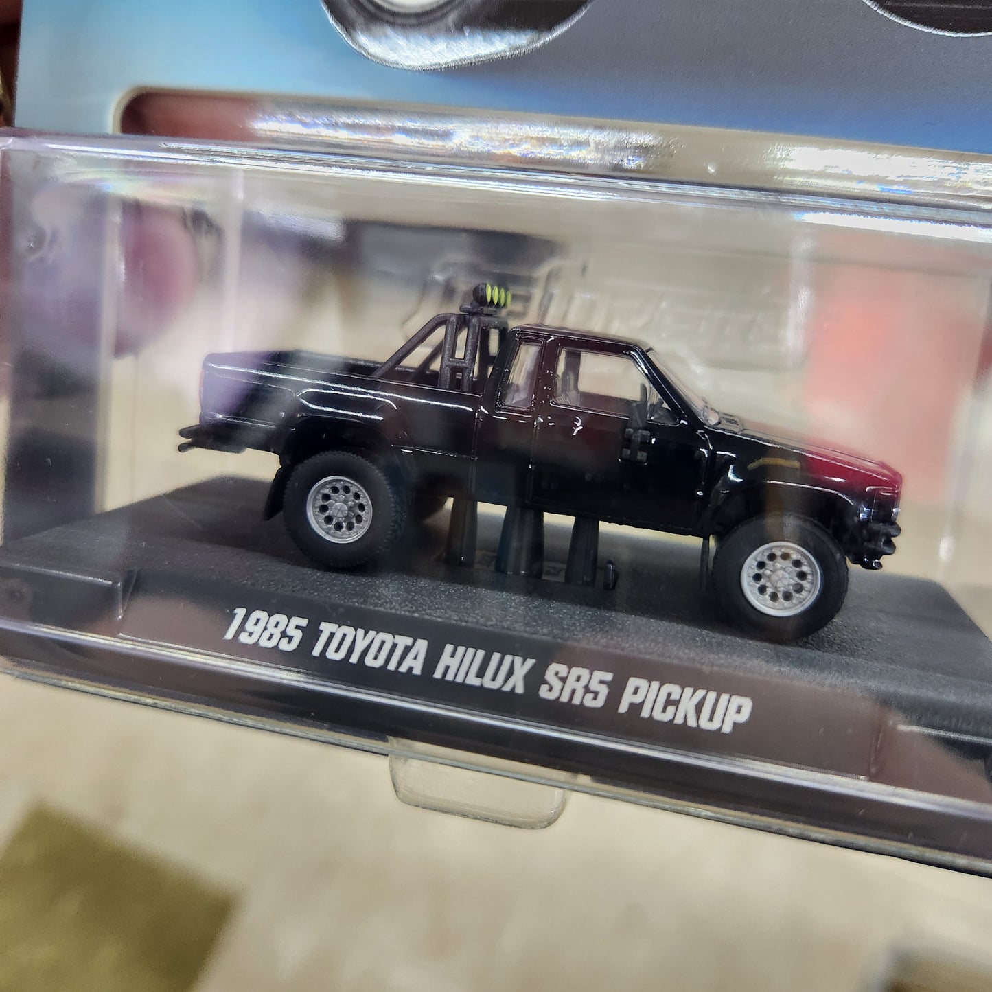 Majorette - Collection Series (Wave 3) - 1985 Toyota Hilux SR5 Pickup (Black)