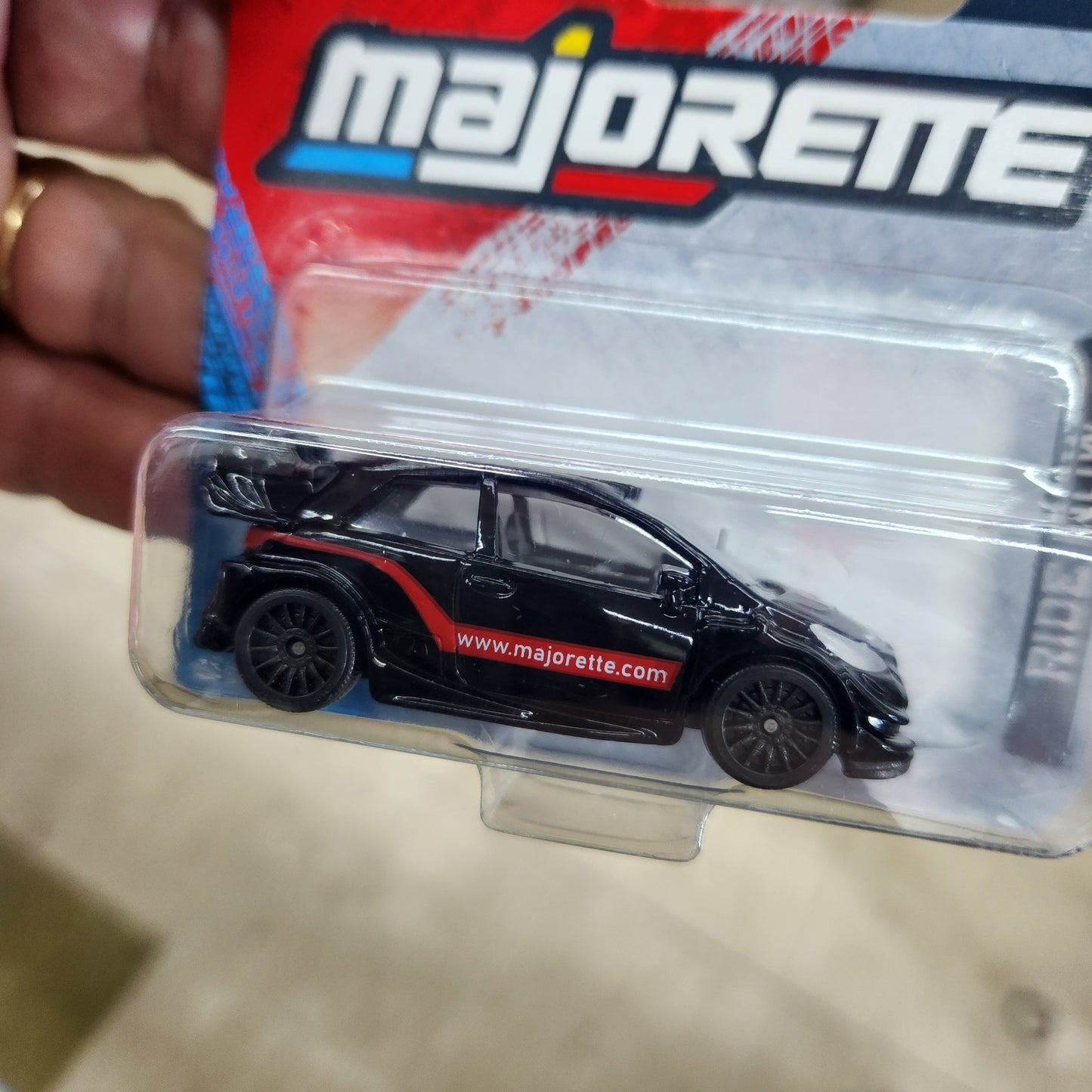 Majorette - Street Cars - Toyota Yaris 'Majorette' - Short Card