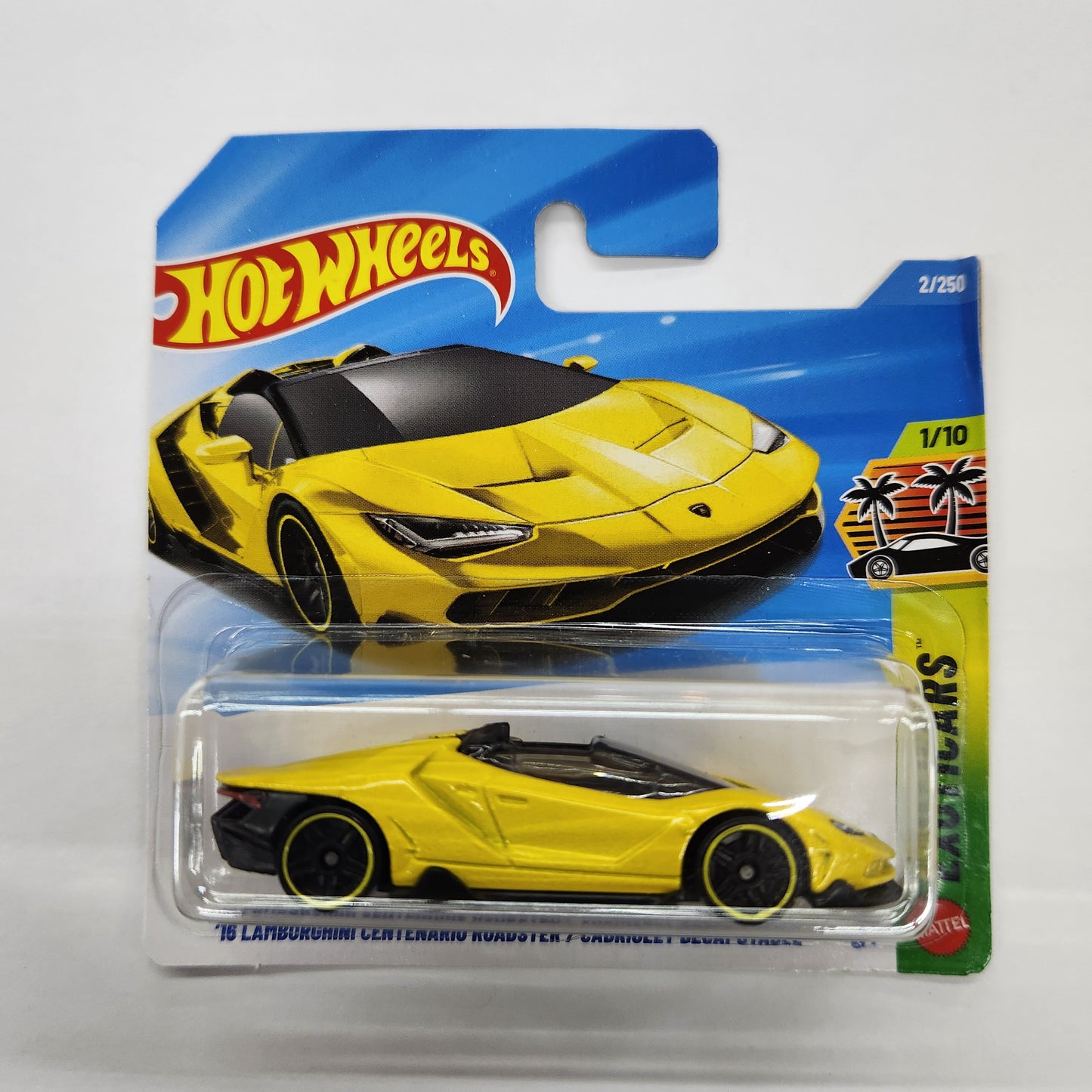 Hot Wheels - 2016 Lamborghini Centenario Roadster - Short Card