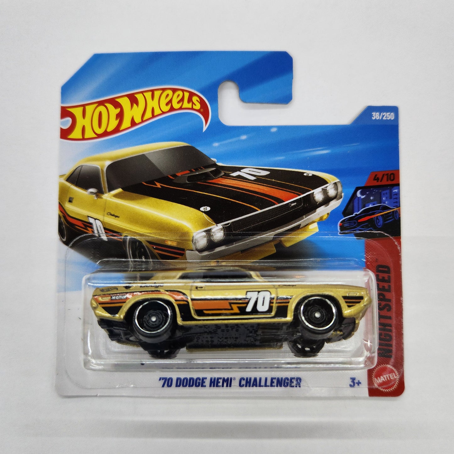 Hot Wheels - '70 Dodge Hemi Challenger #70 - Short Card
