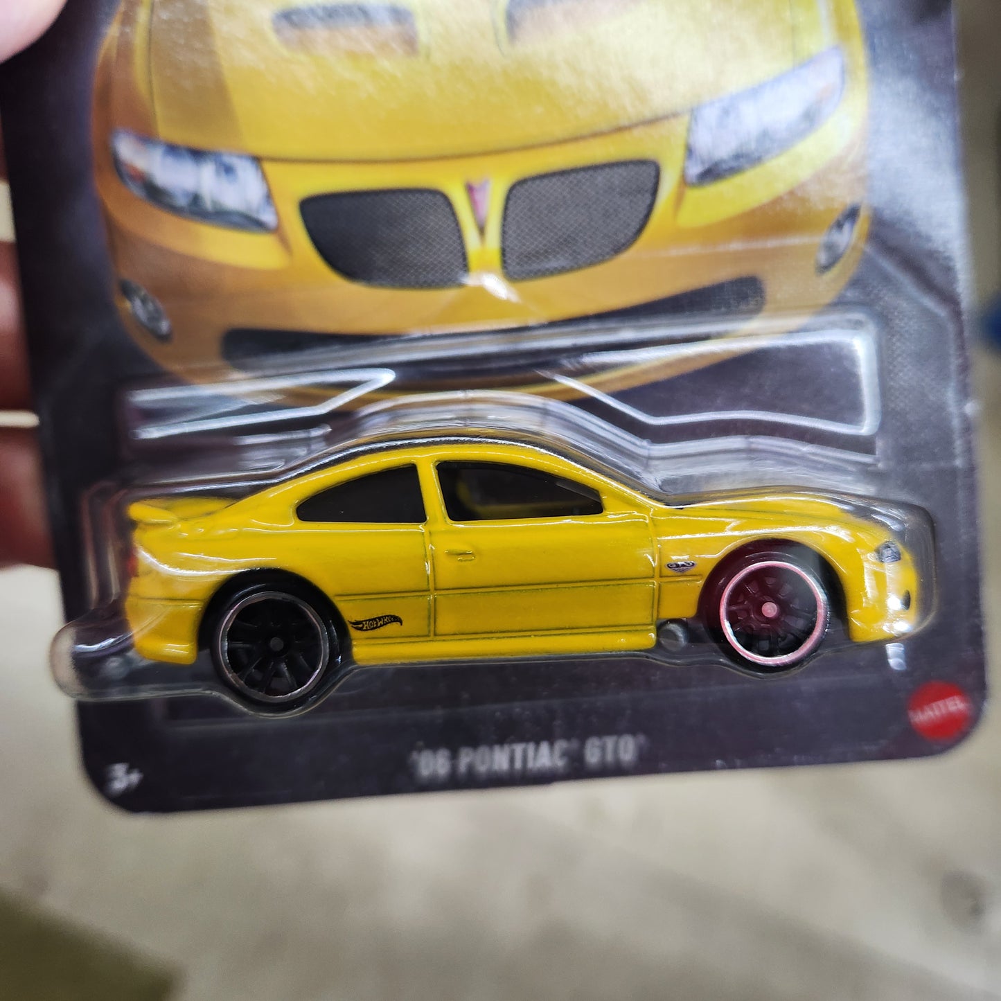 Hot Wheels Silver Series - Pontiac Centennial Celebration - 2006 Pontiac GTO (Yellow)