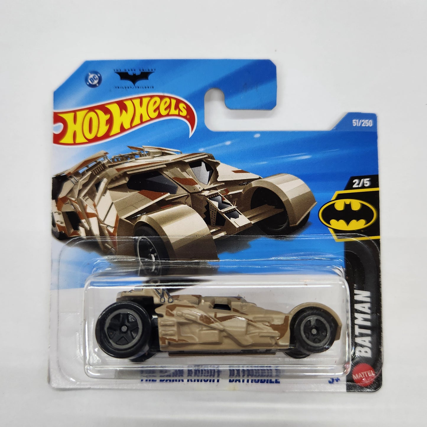 Hot Wheels - The Dark Knight Batmobile Batman - Short Card