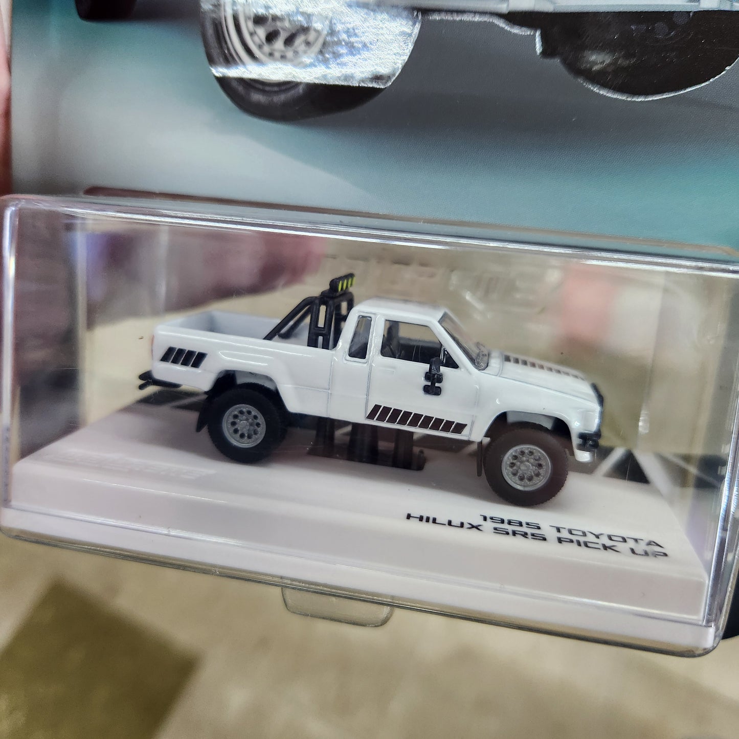 Majorette - Collection Series (Wave 4) - 1985 Toyota Hilux SR5 Pickup (White)