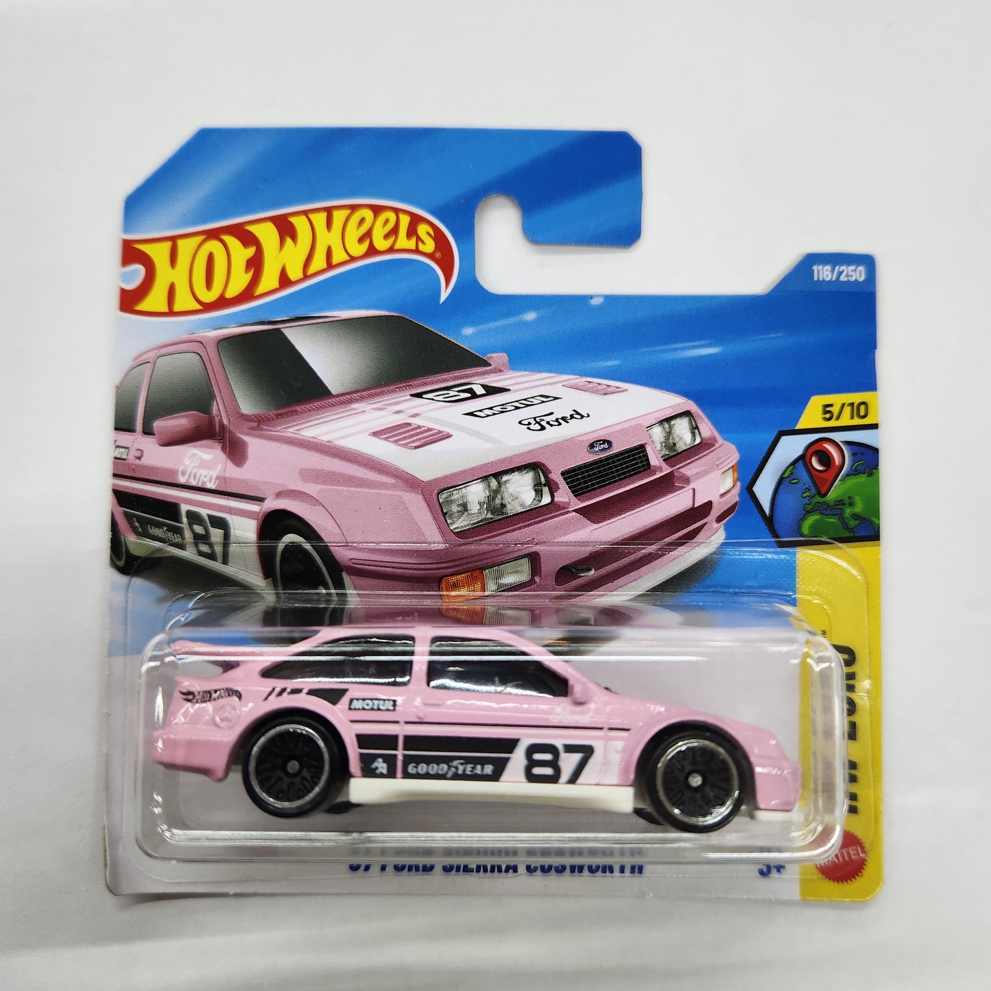Hot Wheels - 1987 Ford Sierra Cosworth #87 - Short Card