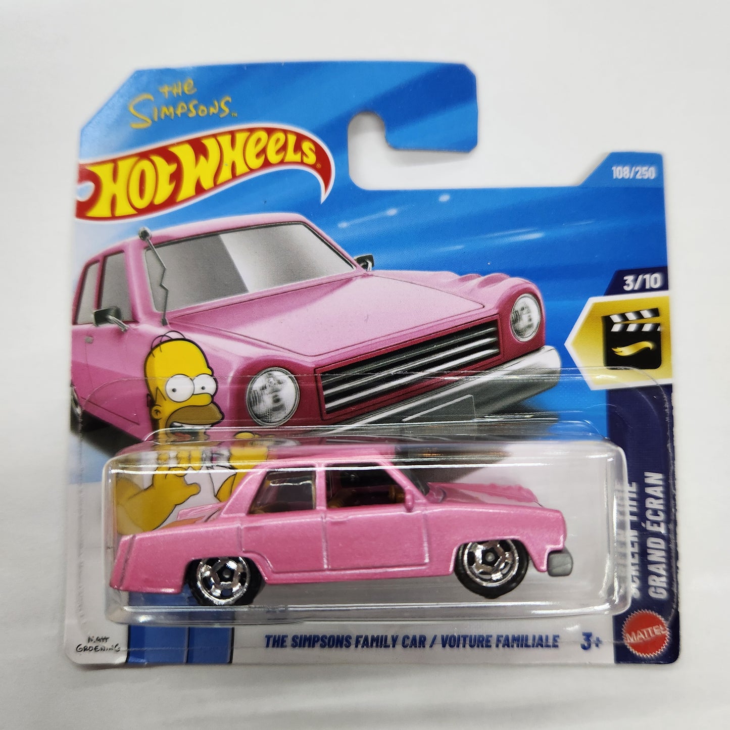 Hot Wheels - The Simpsons Family Car - Short Card