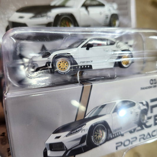 Pop Race - Toyota Pandem GR86 'Enigma' (Crystal Pearl White)- 1:64 Scale