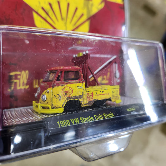 M2 Machines - 1960 VW Single Cab Tow Truck 'Shell' - 1:64 Scale