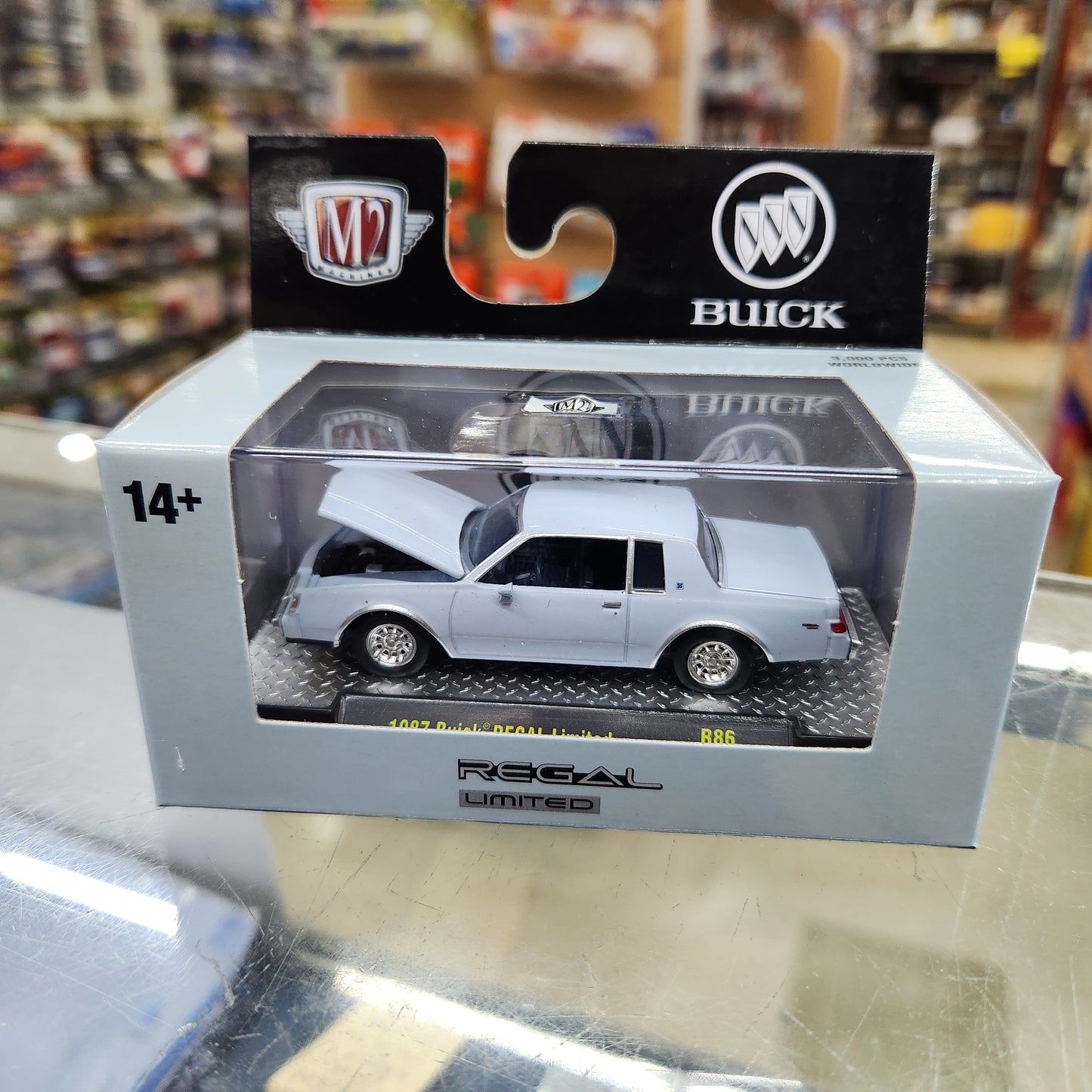 M2 Machines - 'Detroit Muscle' Mix 86 - 1987 Buick Regal Limited (Light Blue)