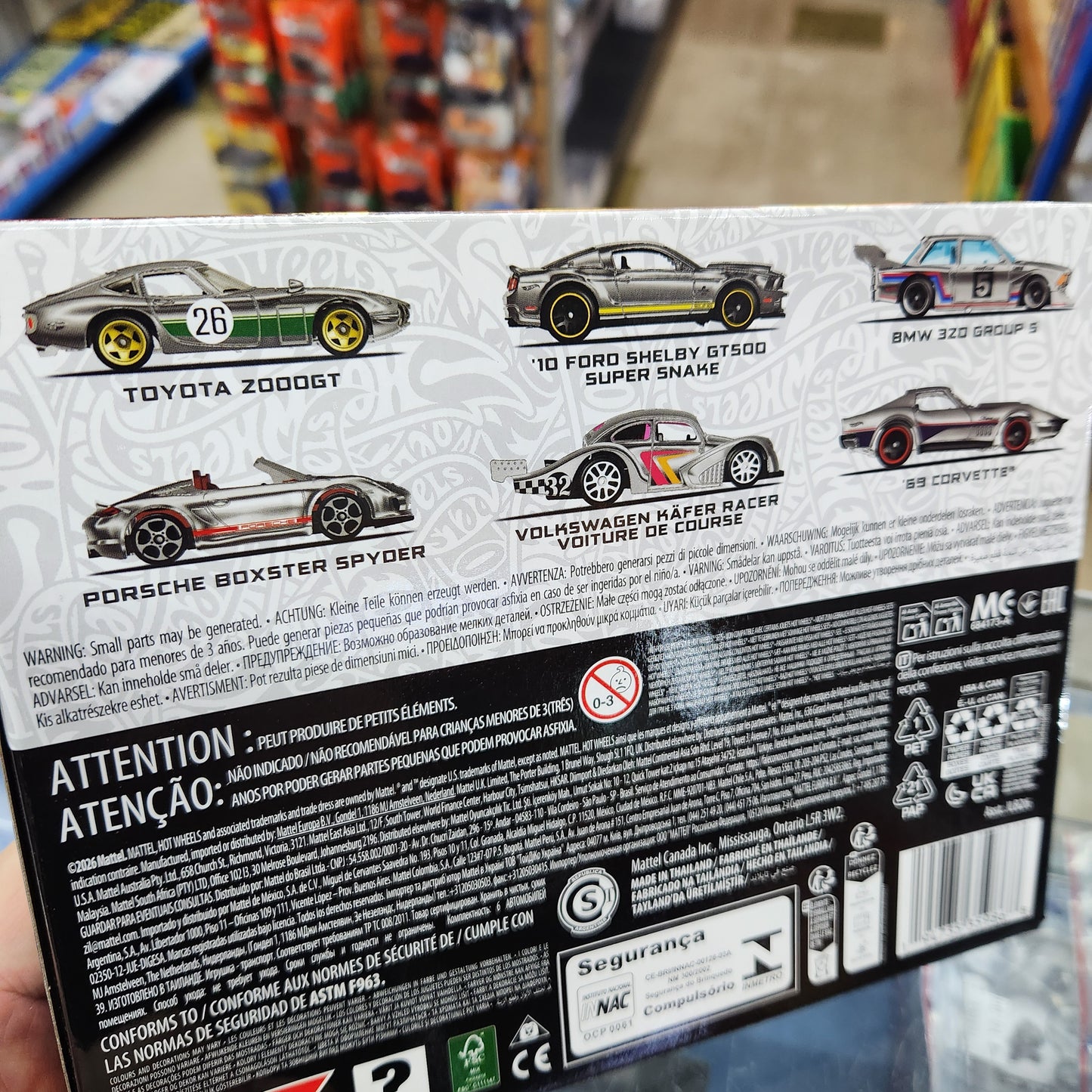 Hot Wheels - 2026 Zamac Themed Multipack - Pack of 6 Cars
