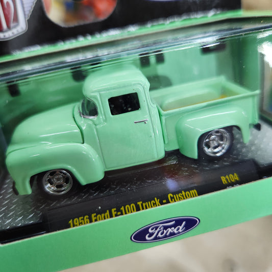 M2 Machines - 'Auto-Trucks' Mix 104 - 1956 Ford F-100 Truck - Custom