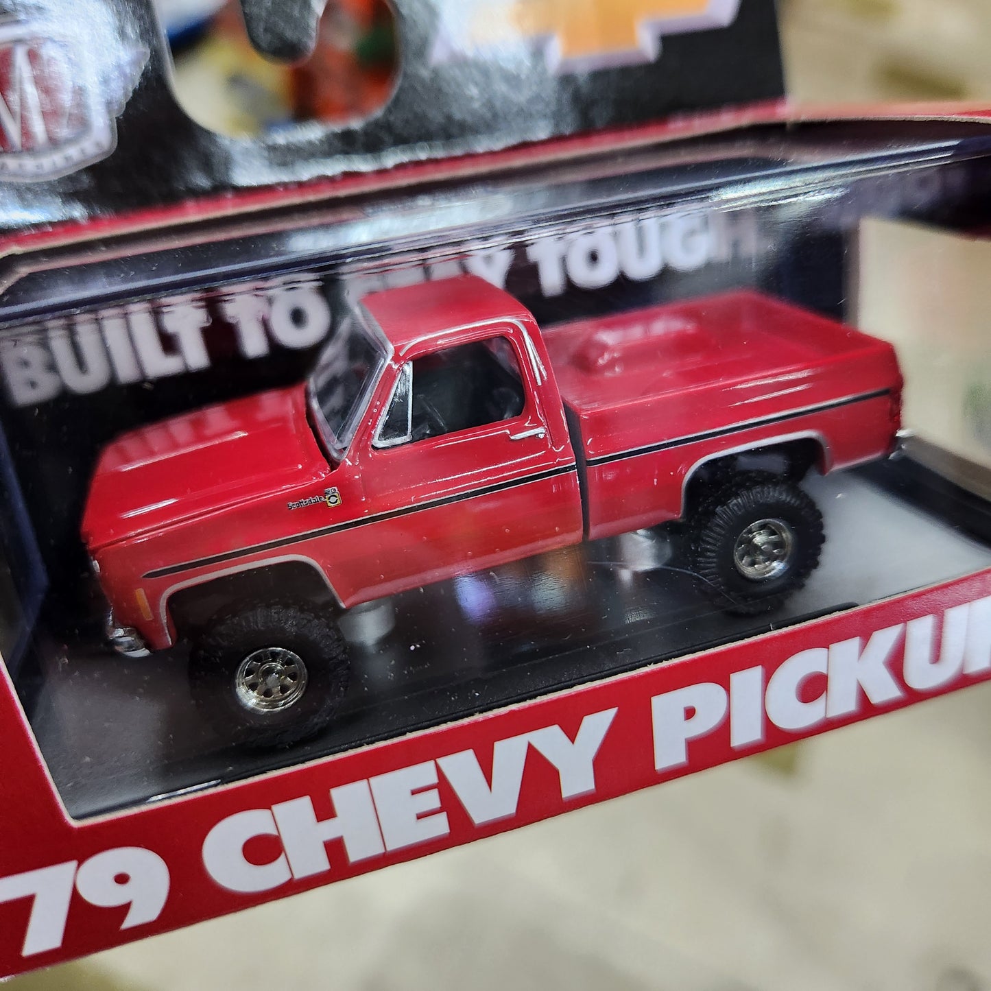 M2 Machines - 'Auto-Trucks' Mix 104 - 1979 Chevrolet Scottsdale (Red)