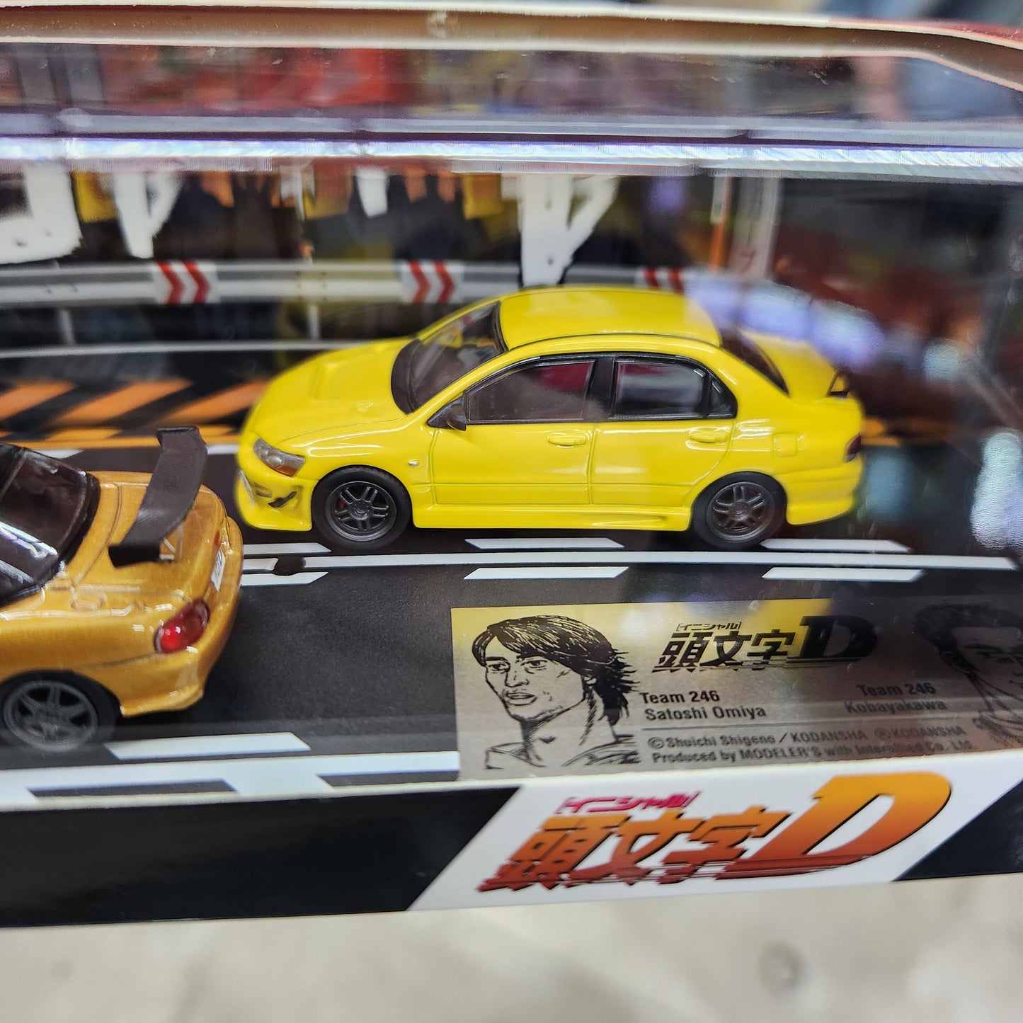 Modelers - Initial D Set Vol.6 Omiya Satoshi Roadster (NB8C) & Kobayakawa Lancer Evolution VII