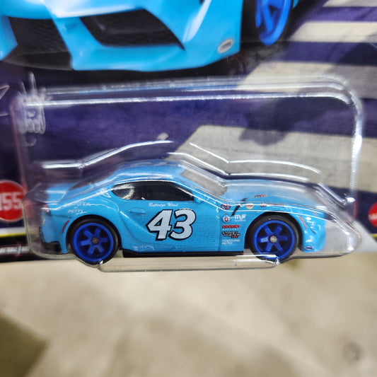 Hot Wheels Premium - Boulevard #155 - 2021 Toyota GR Supra - Petty Racing Blue
