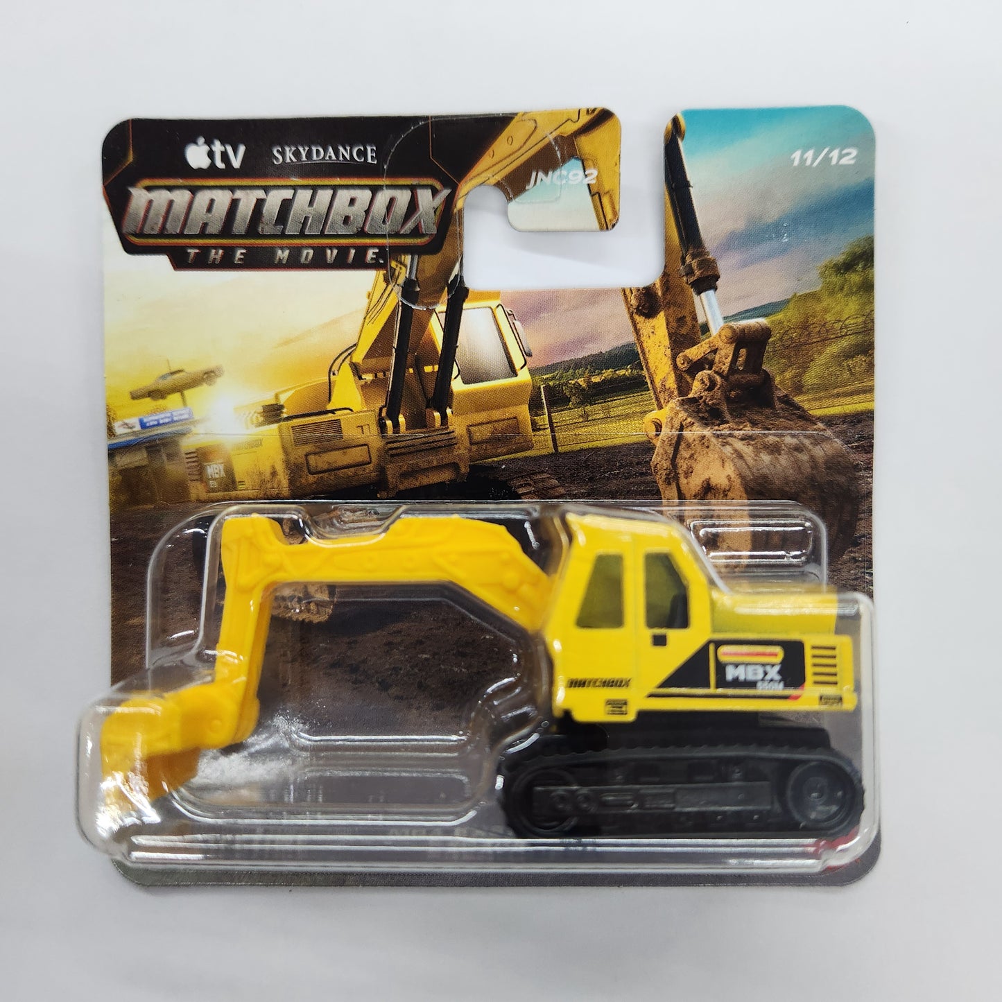 Matchbox - 'Matchbox: The Movie' - MBX Excavator - Short Card