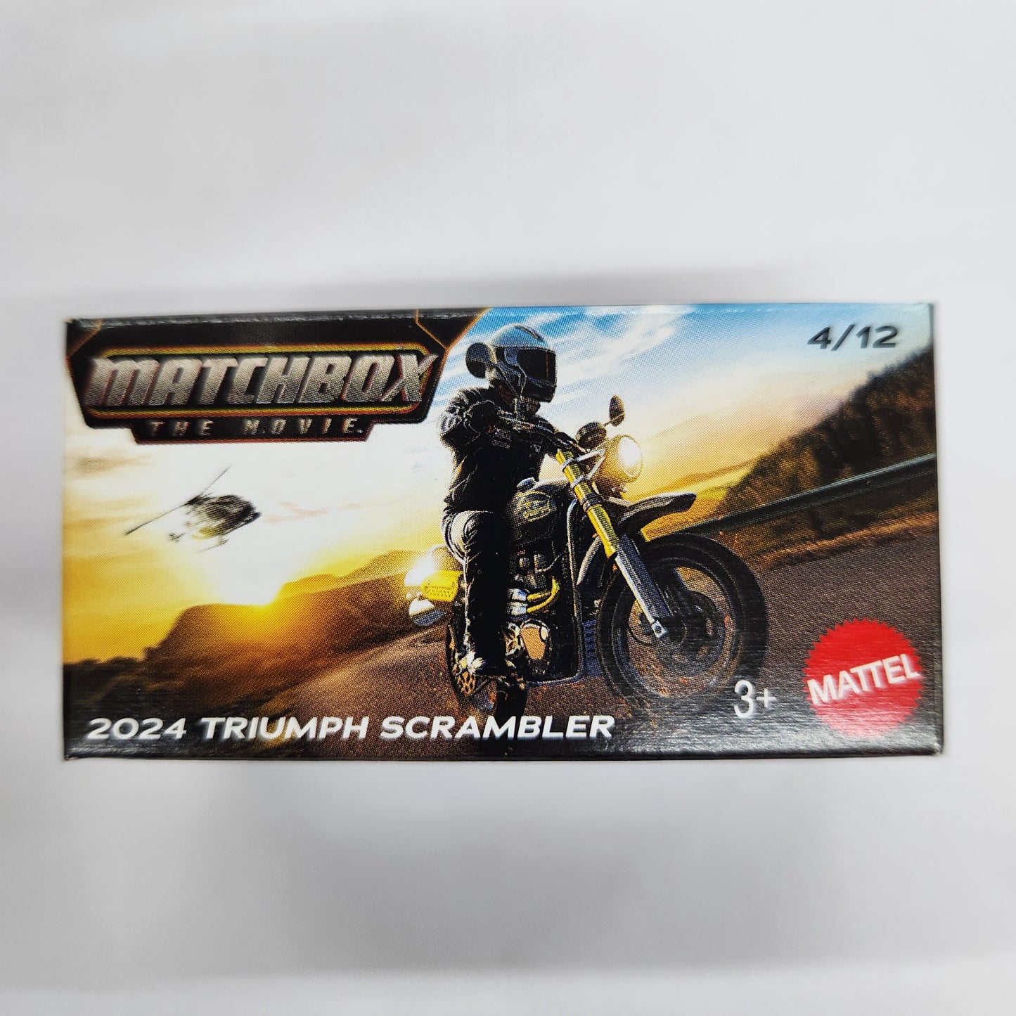Matchbox - 'Matchbox: The Movie' - 2024 Triumph Scrambler Motorbike - Boxed