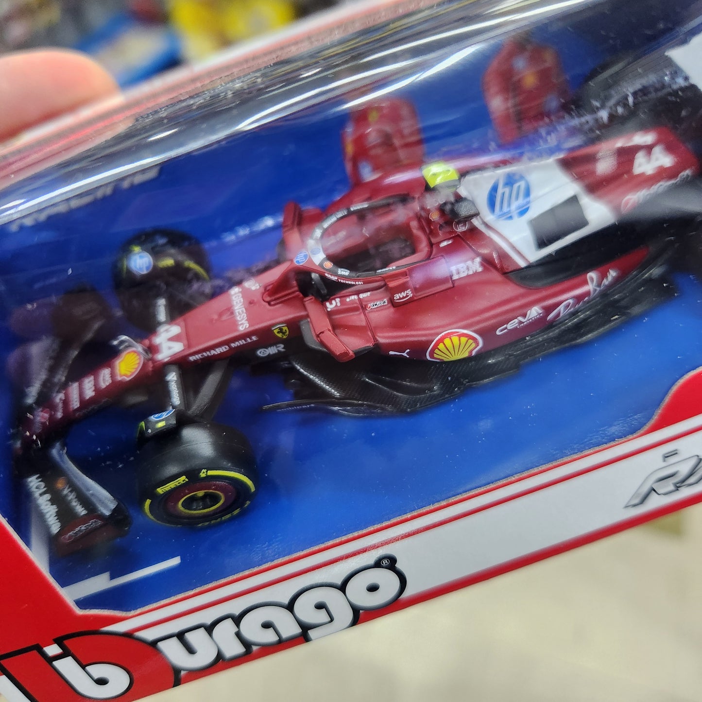 Bburago - 2025 Ferrari F1 SF-25 - #44 Lewis Hamilton - 1:43 Scale