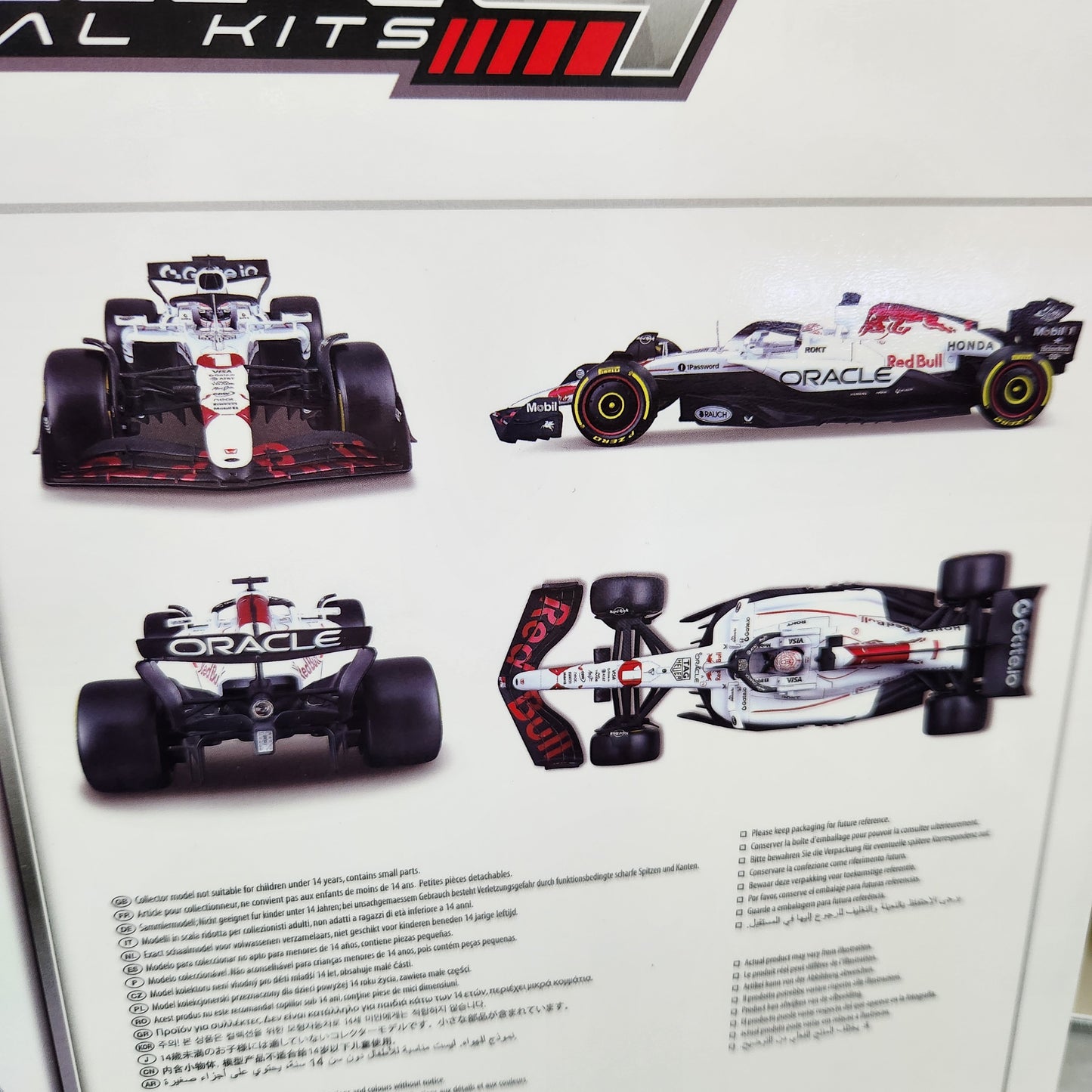 Bburago - Formula Racing - 2025 Red Bull Racing RB21 Diecast Metal Kit - #1 Max Verstappen