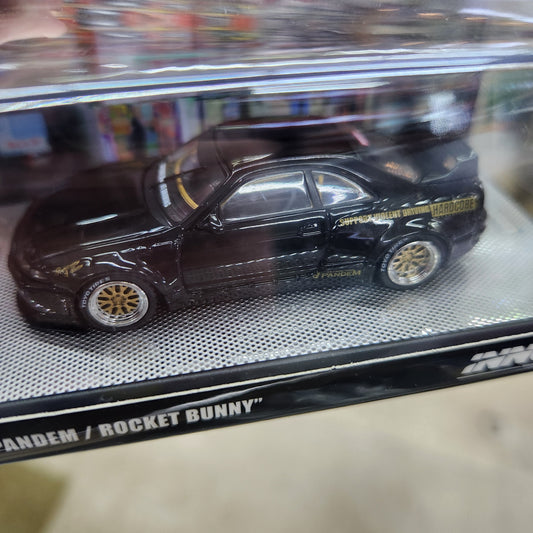 INNO64 - Nissan Skyline GT-R (R33) Pandem (Black) - 1:64 Scale