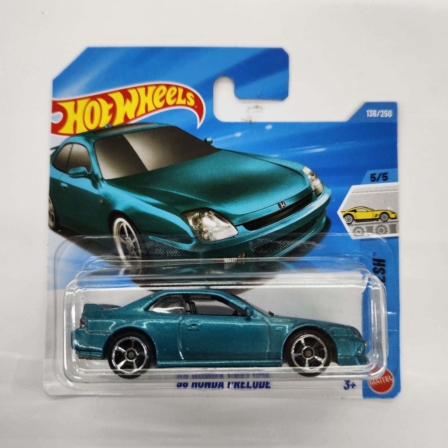 Hot Wheels - 1998 Honda Prelude (Teal) - Short Card