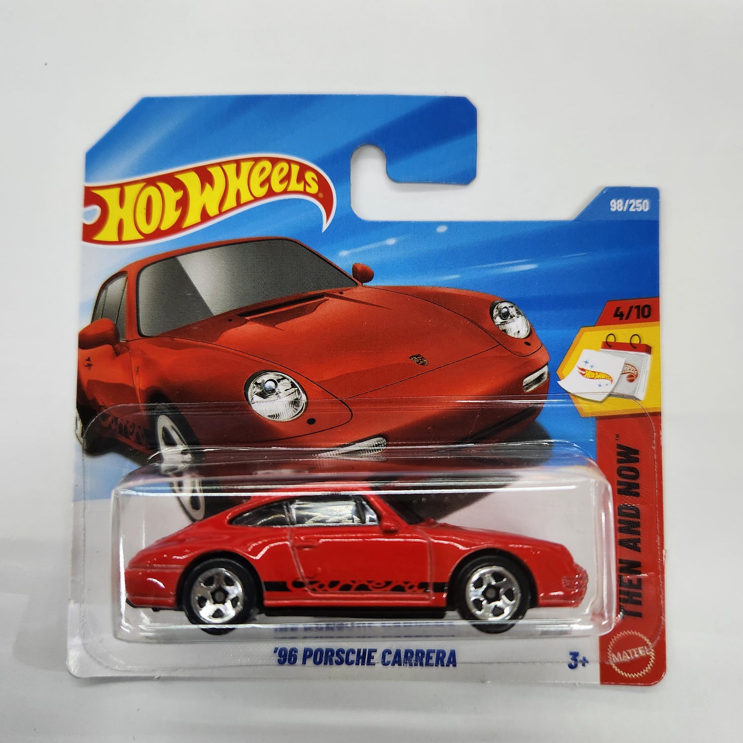 Hot Wheels - 1996 Porsche Carrera (Red) - Short Card