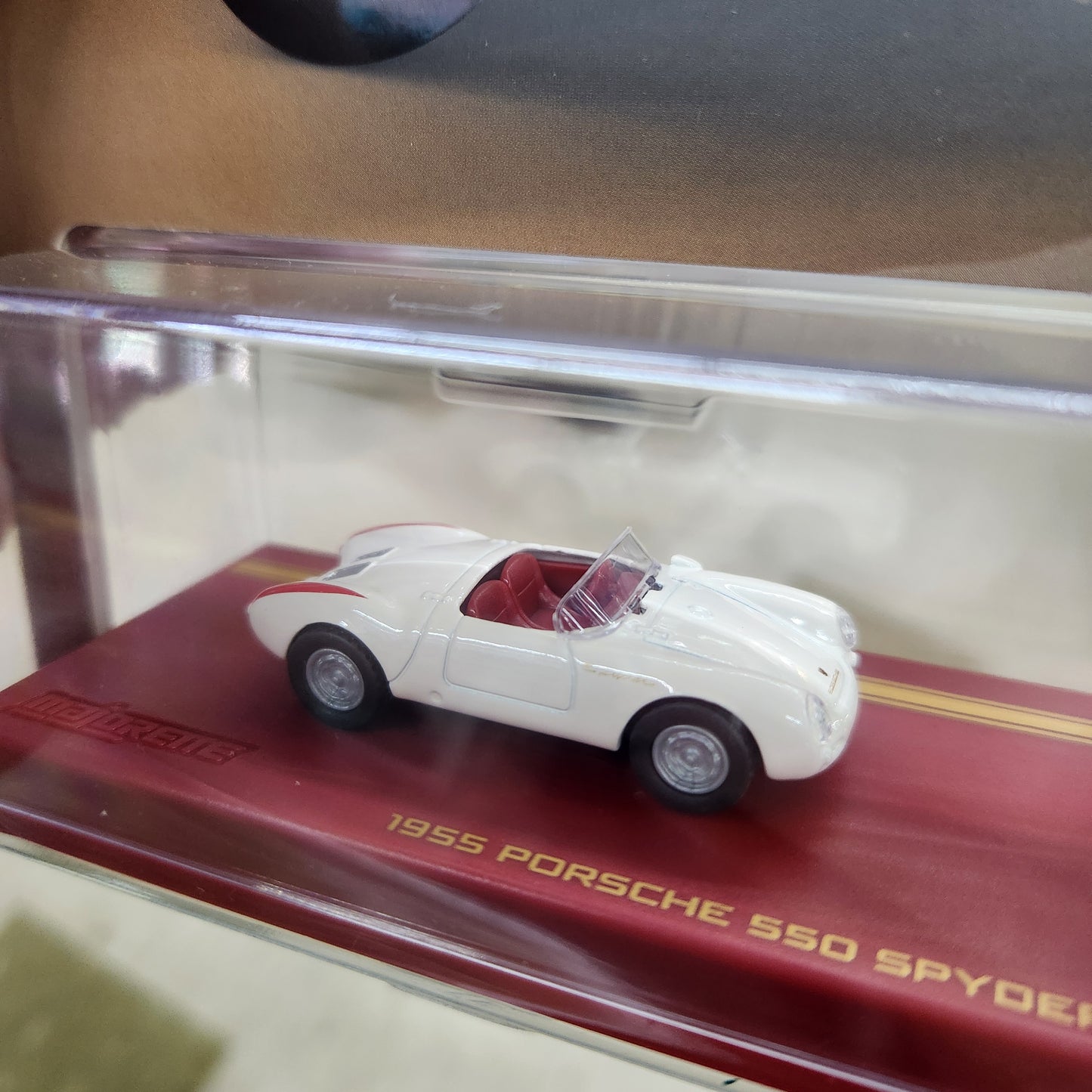 Majorette - Collection Series (Wave 5) - 1955 Porsche 550 Spyder (Cream) - 1:64 Scale