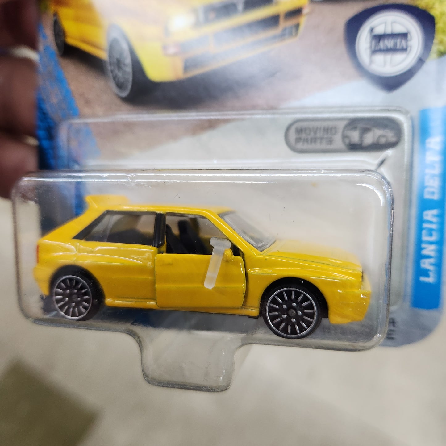 Majorette - Lancia Delta Integrale (Yellow) - 1:64 Scale