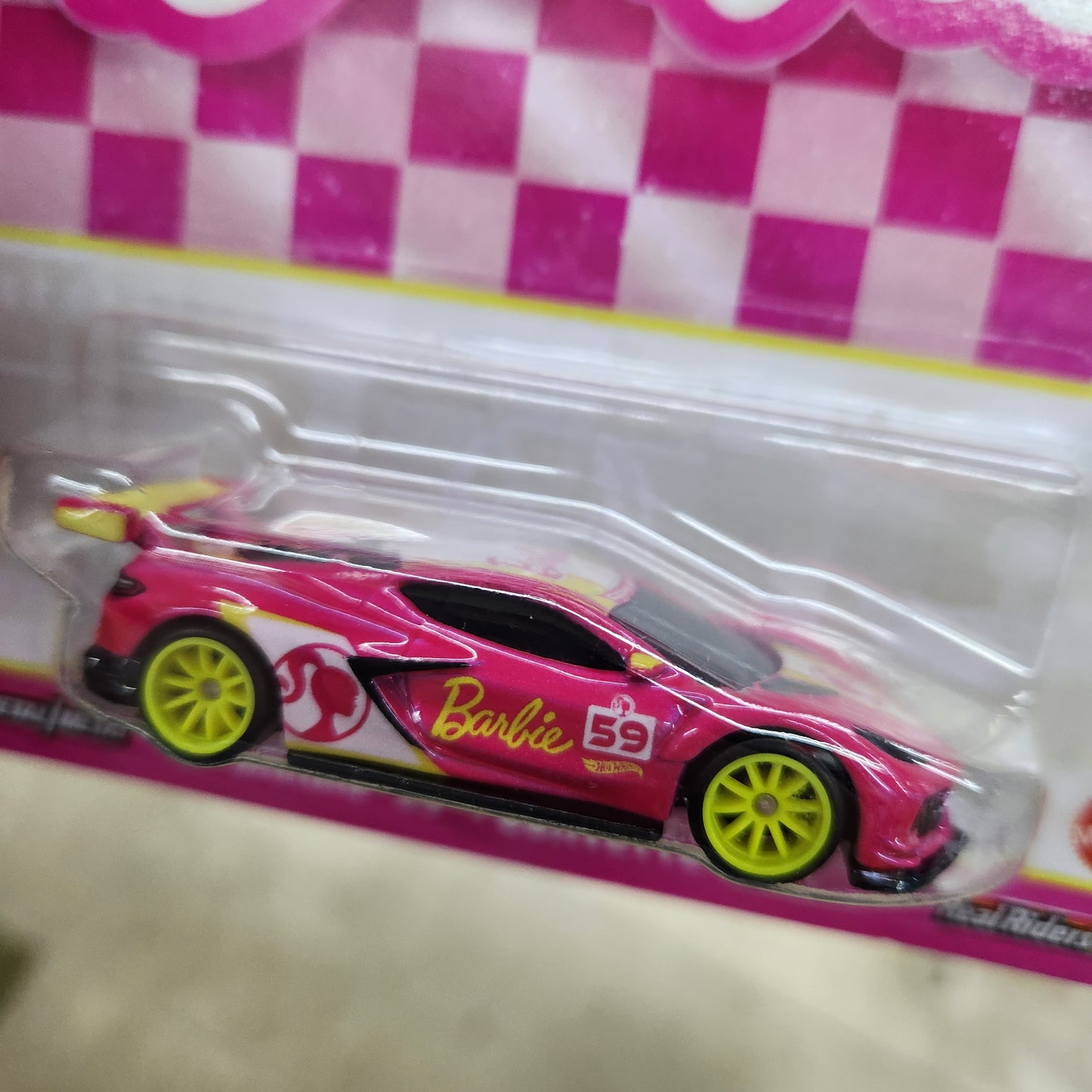 Hot Wheels Premium - Pop Culture (2024 Mix 5) - Barbie '65 Corvette C8.R
