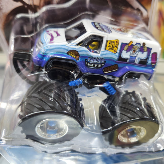 Johnny Lightning - Monster Truck - 'Frost Bite' (Black Wheels) - 1:43 Scale