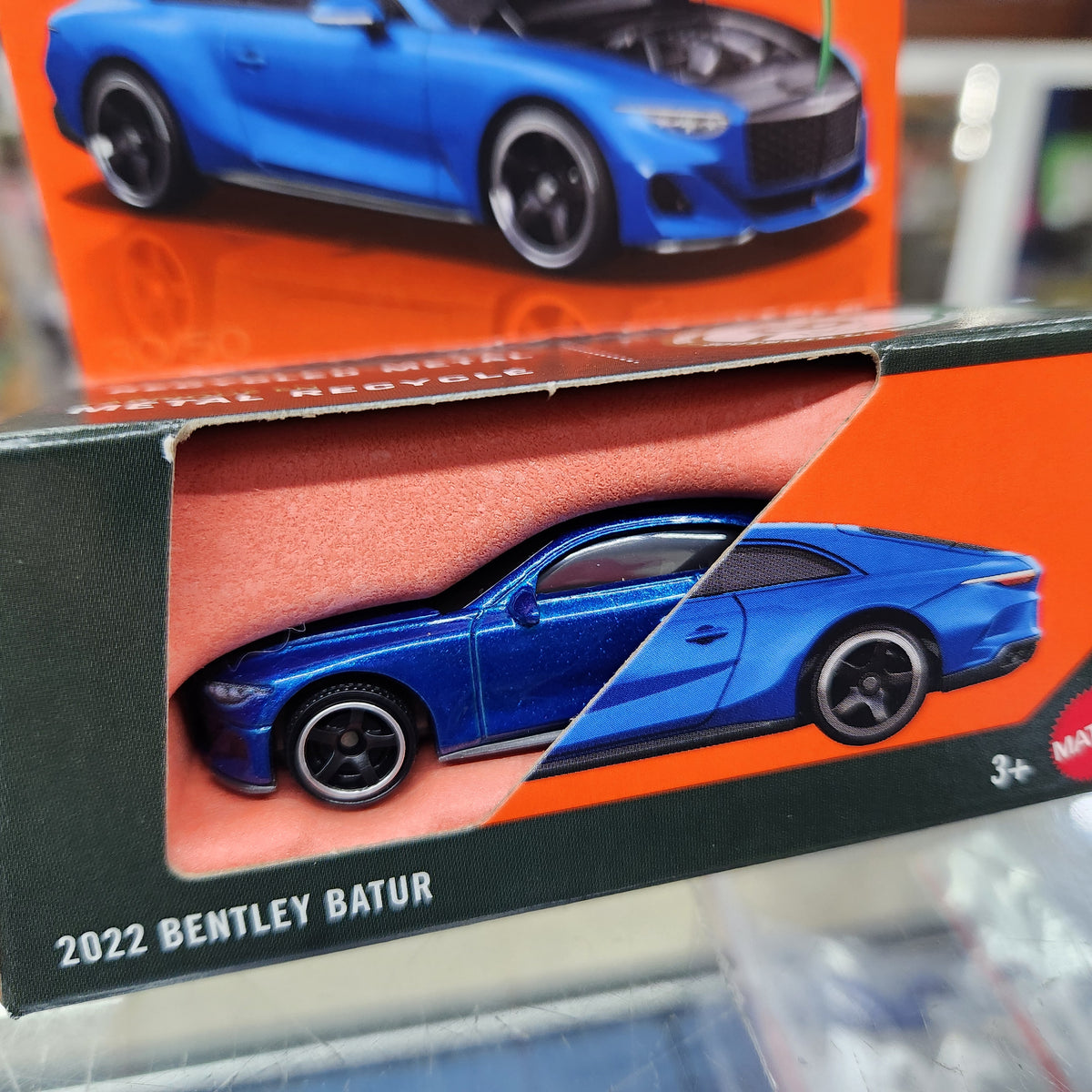 Matchbox - Moving Parts - 2022 Bentley Batur (Metallic Blue) - 1:64 Scale