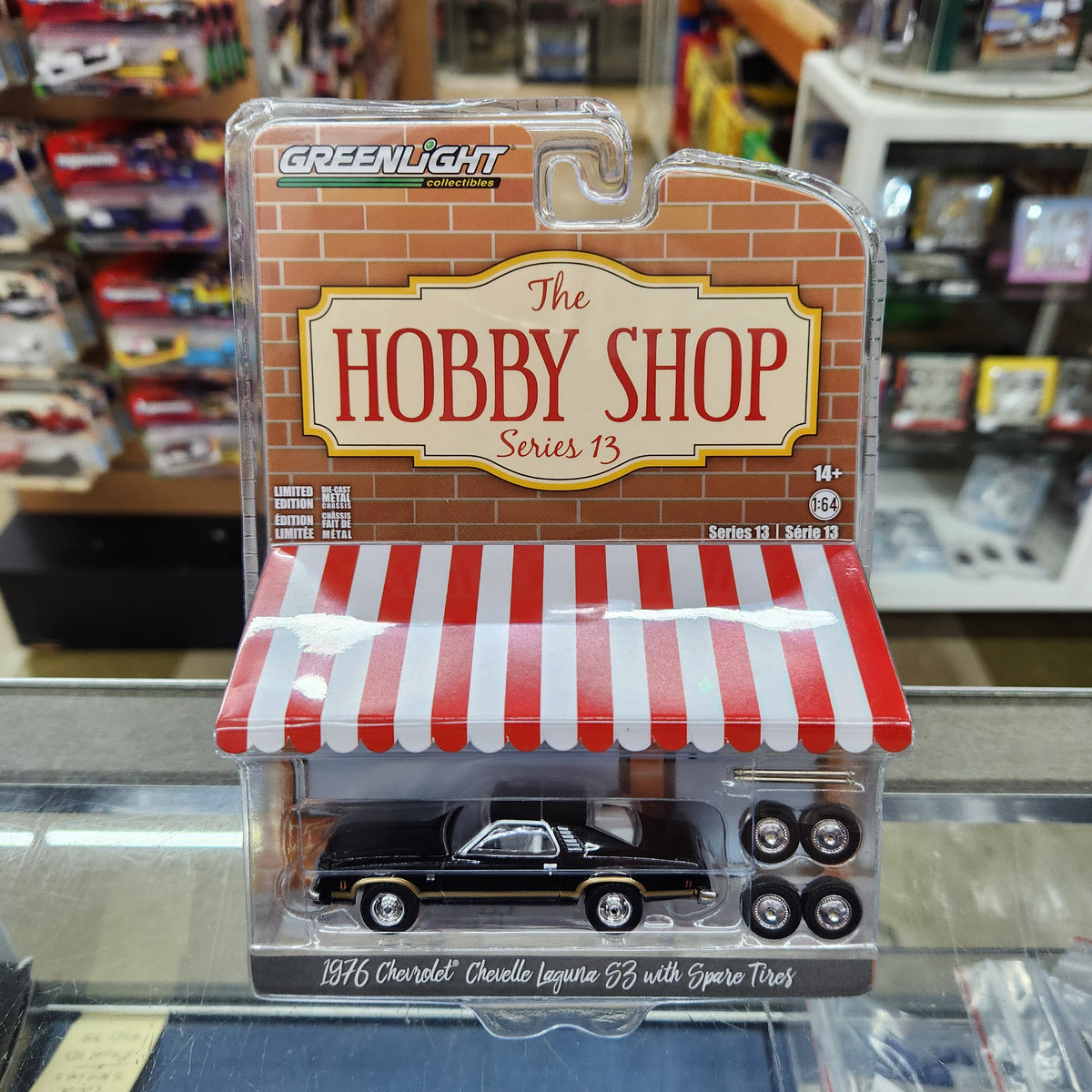 Greenlight - The Hobby Shop Series 13 - 1976 Chevrolet Chevelle Laguna S3 with Spare Tyres