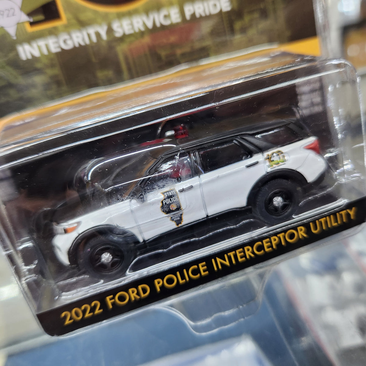 Greenlight - 100 Years of Illinois State Police - 2022 Ford Police Interceptor Utility - 1:64 Scale