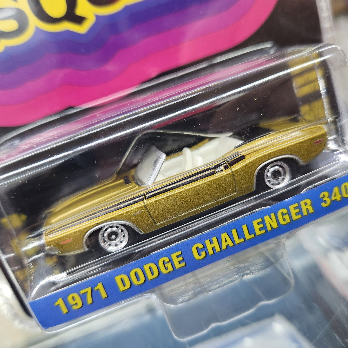 Greenlight - 1971 Dodge Challenger 340 (Gold) 'The Mod Squad' - 1:64 Scale
