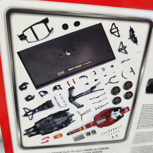 Bburago - Formula Racing - 2025 Ferrari F1 Formula 1 Team SF-25 Diecast Model Kit - #44 Lewis Hamilton