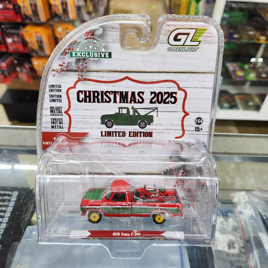 Greenlight - Christmas 2025 Limited Edition - 1956 Ford F-100 Tow Truck with Figure